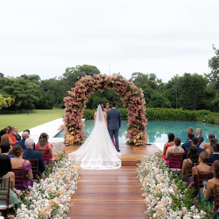 Casamento ao ar livre